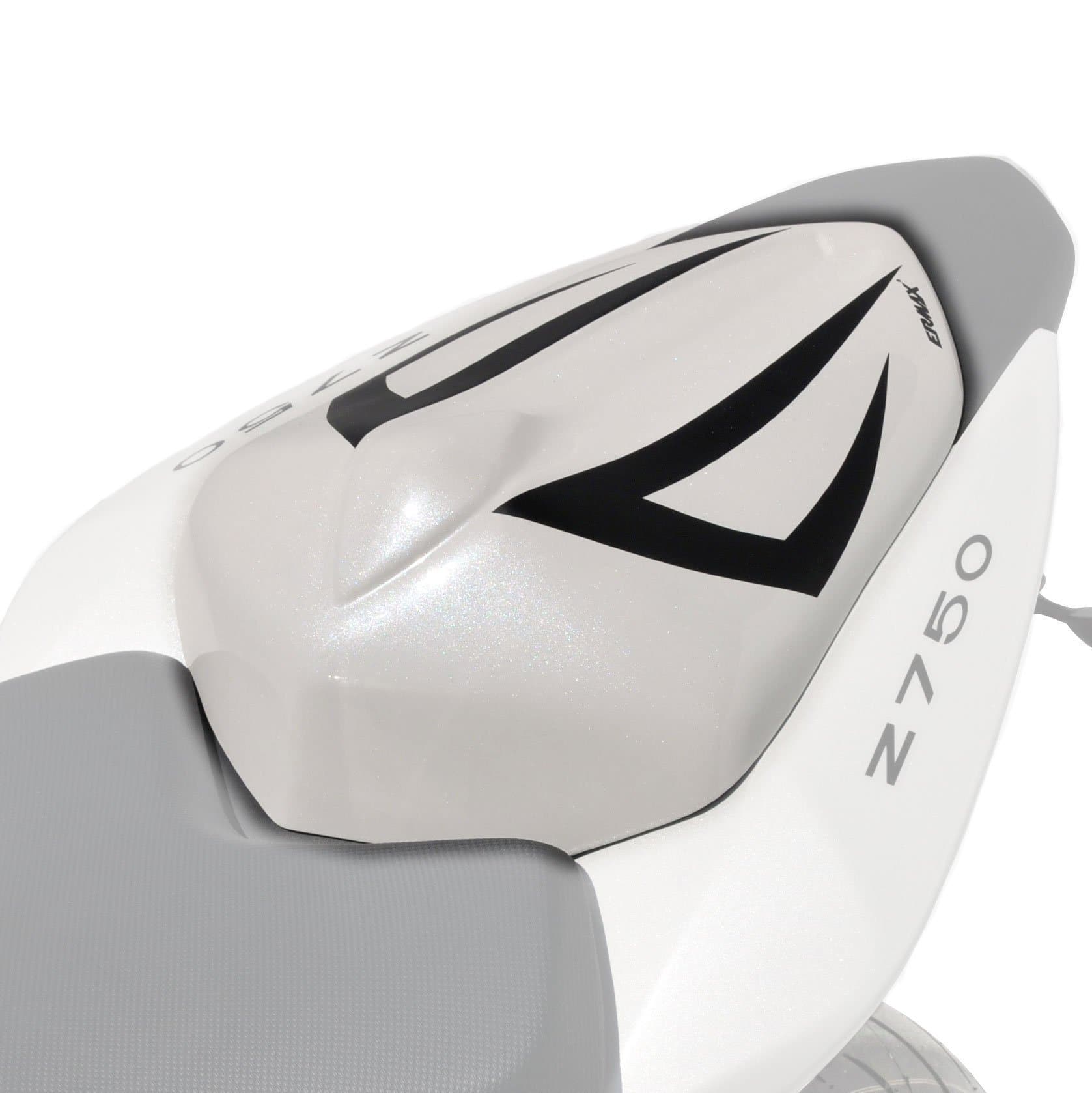 Ermax Seat Cowl | Metallic White (Pearl Alpine White) | Kawasaki Z 750 2011>2011 - Shop name