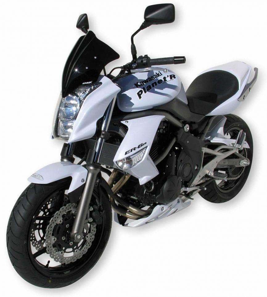 Ermax Seat Cowl | Metallic White (Pearl Stardust White) | Kawasaki ER-6F 2009>2011 - Shop name