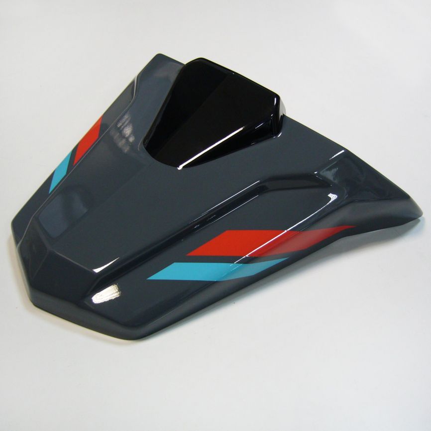 Ermax Seat Cowl | Storm Fluo Tri Colour (Storm/Red/Blue) | Yamaha MT-09 2021>2021 - Pyramid Motorcycle Accessories