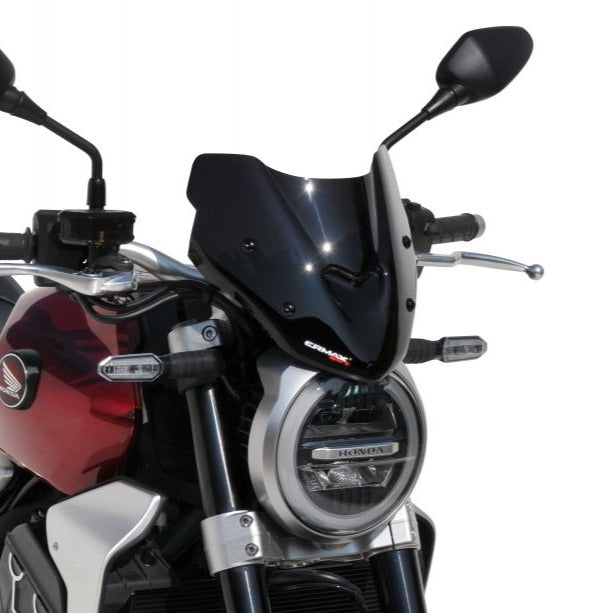 Ermax Sport Screen | Black (Opaque) | Honda CB 1000 R 2018>2020 - Pyramid Motorcycle Accessories