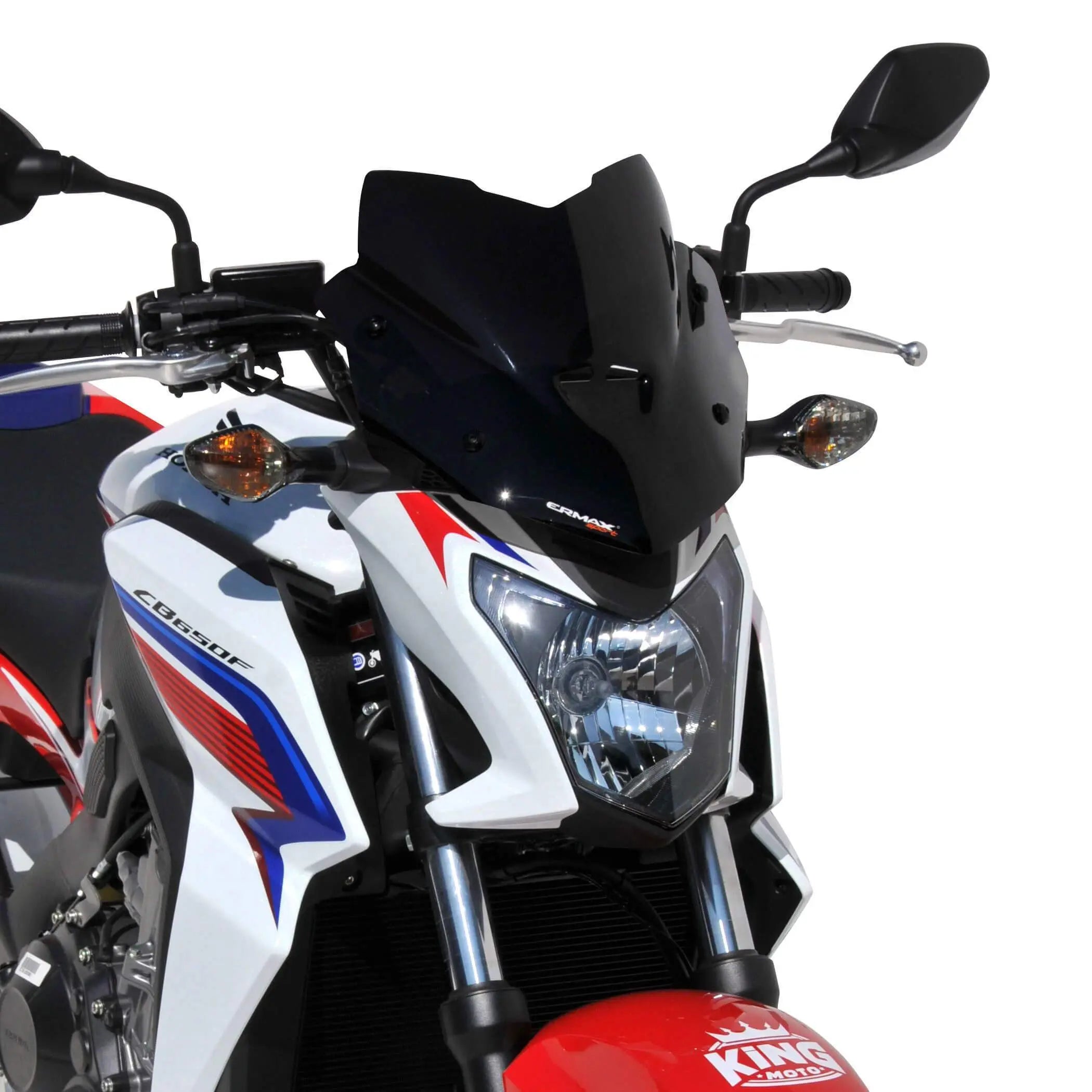 Ermax Sport Screen | Black (Opaque) | Honda CB 650 F 2014>2016 - Shop name
