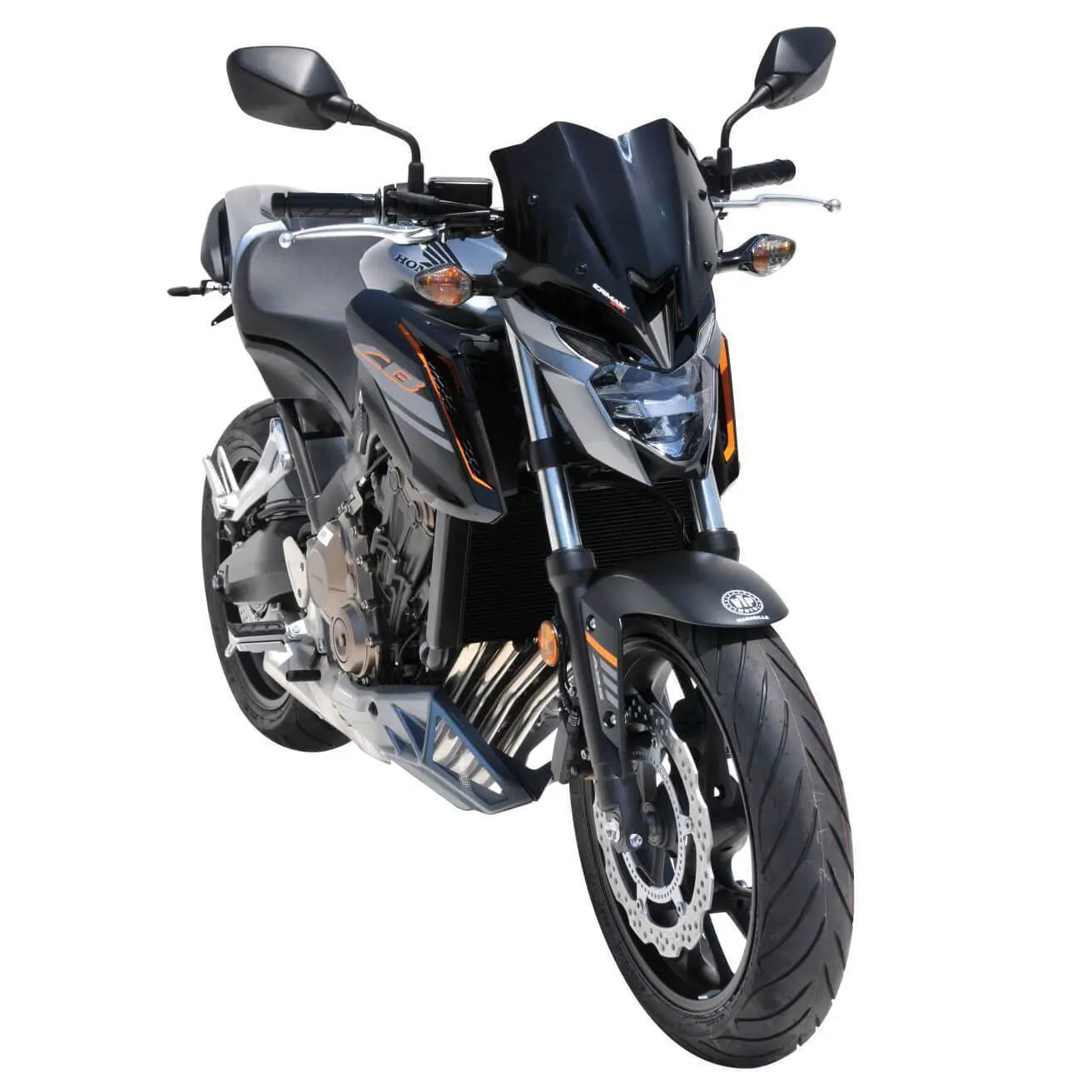 Ermax Sport Screen | Black (Opaque) | Honda CB 650 F 2017>2018 - Shop name