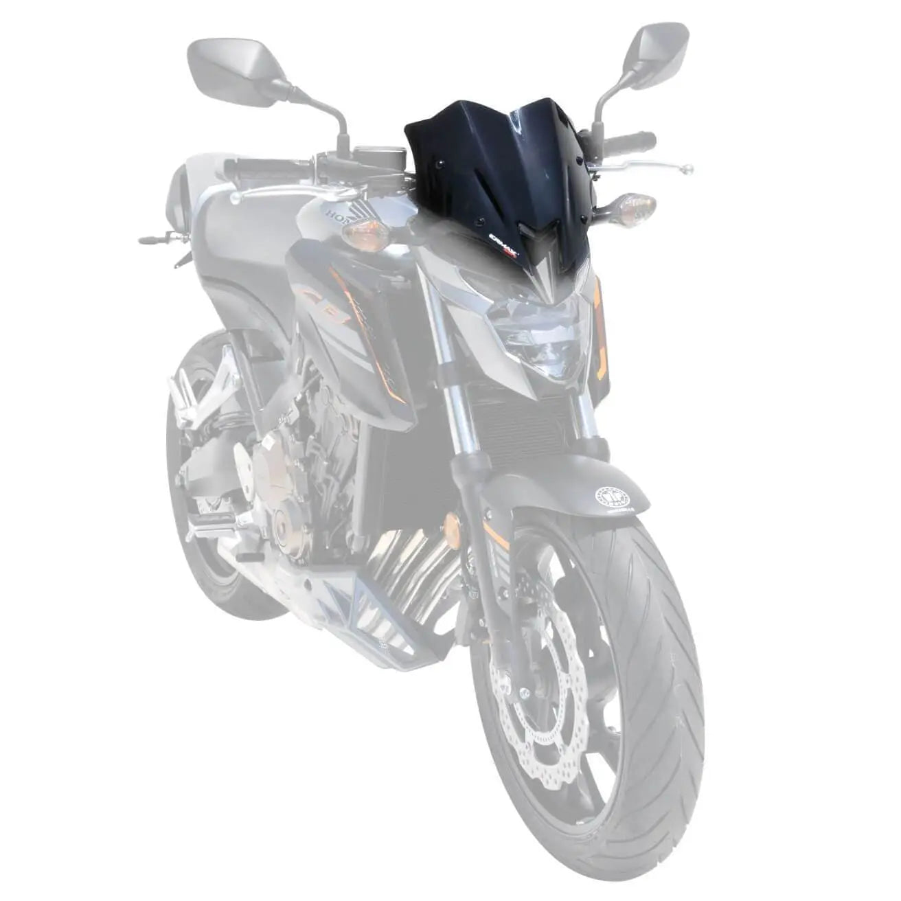 Ermax Sport Screen | Black (Opaque) | Honda CB 650 F 2017>2018 - Shop name