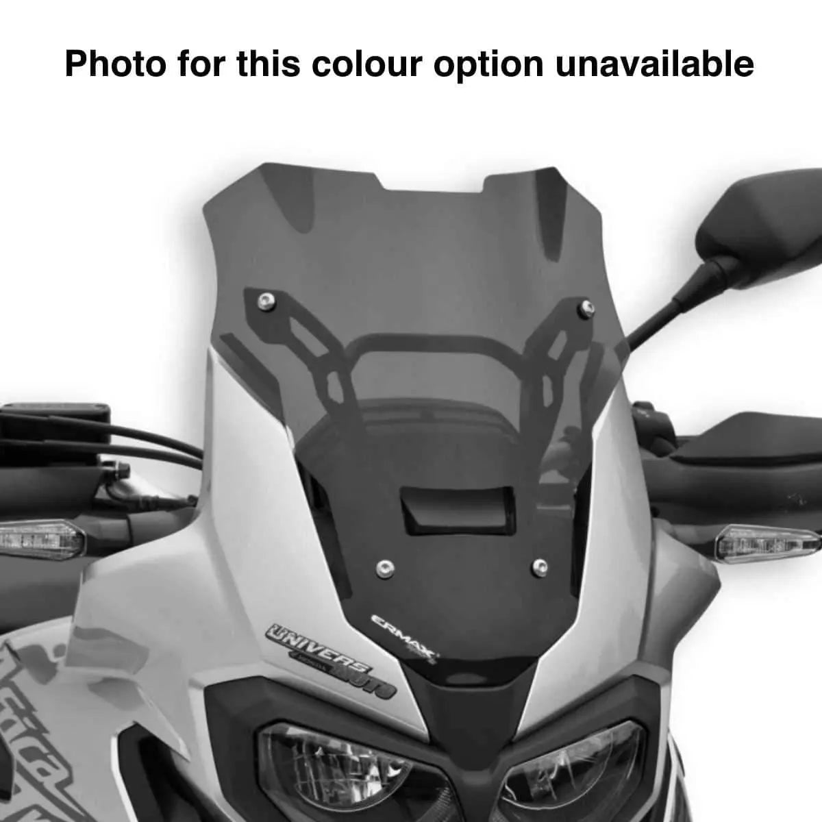 Ermax Sport Screen | Black (Opaque) | Honda CRF 1000 L Africa Twin 2016>2019 - Shop name