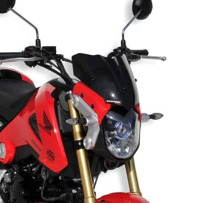 Ermax Sport Screen | Black (Opaque) | Honda MSX 125 2013>2016 - Shop name