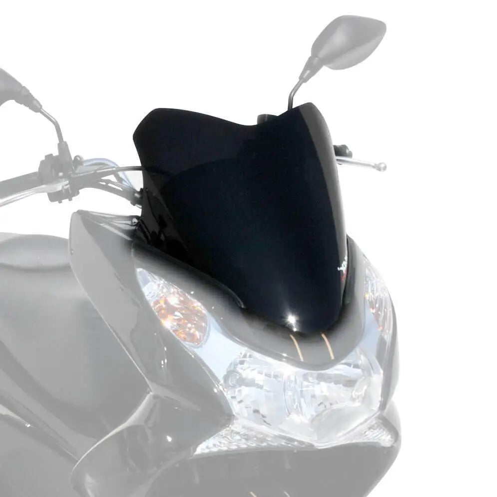 Ermax Sport Screen | Black (Opaque) | Honda PCX 125 2010>2013 - Shop name