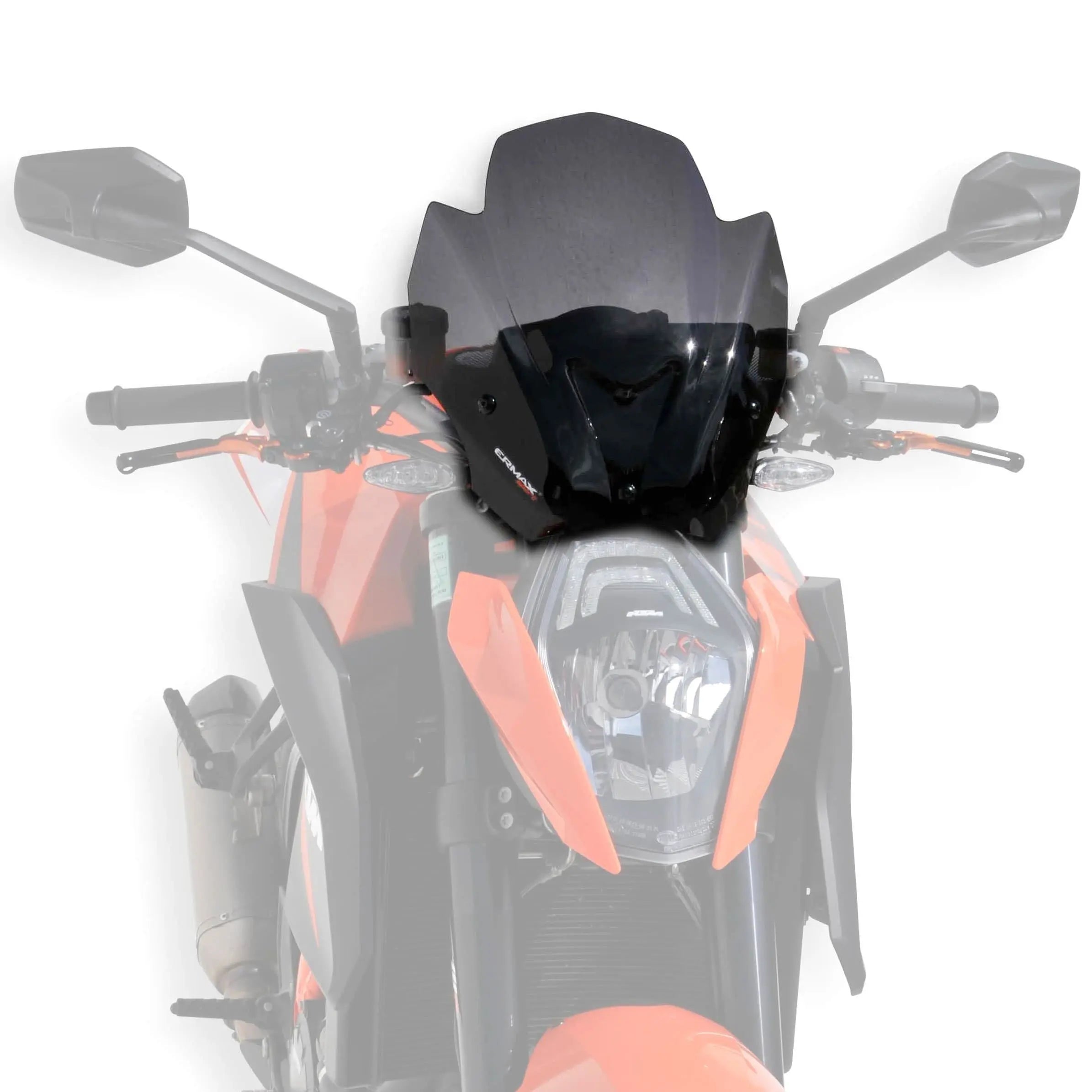 Ermax Sport Screen | Black (Opaque) | KTM 1290 Super Duke R 2014>2016 - Shop name