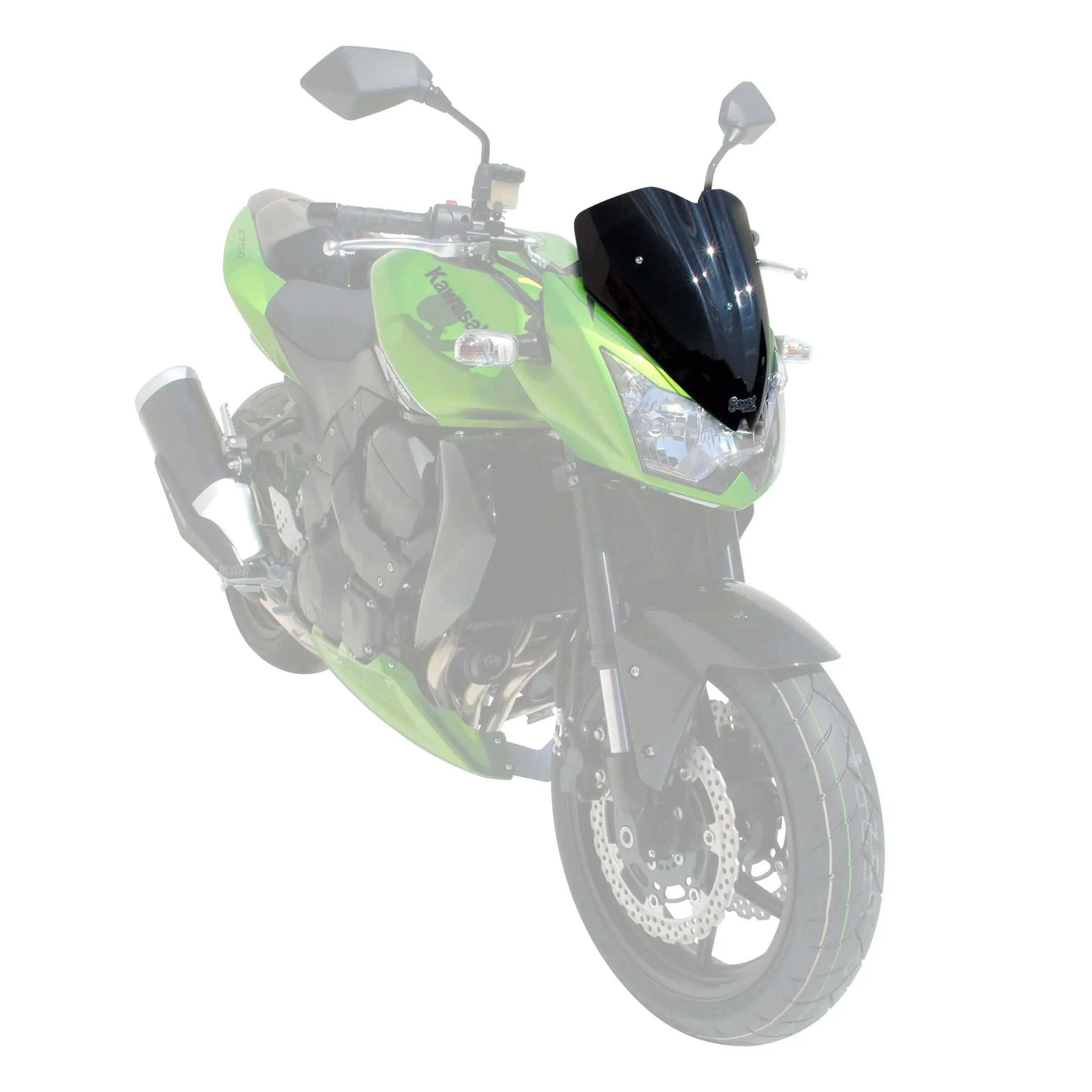 Ermax Sport Screen | Black (Opaque) | Kawasaki Z 750 2007>2012 - Shop name