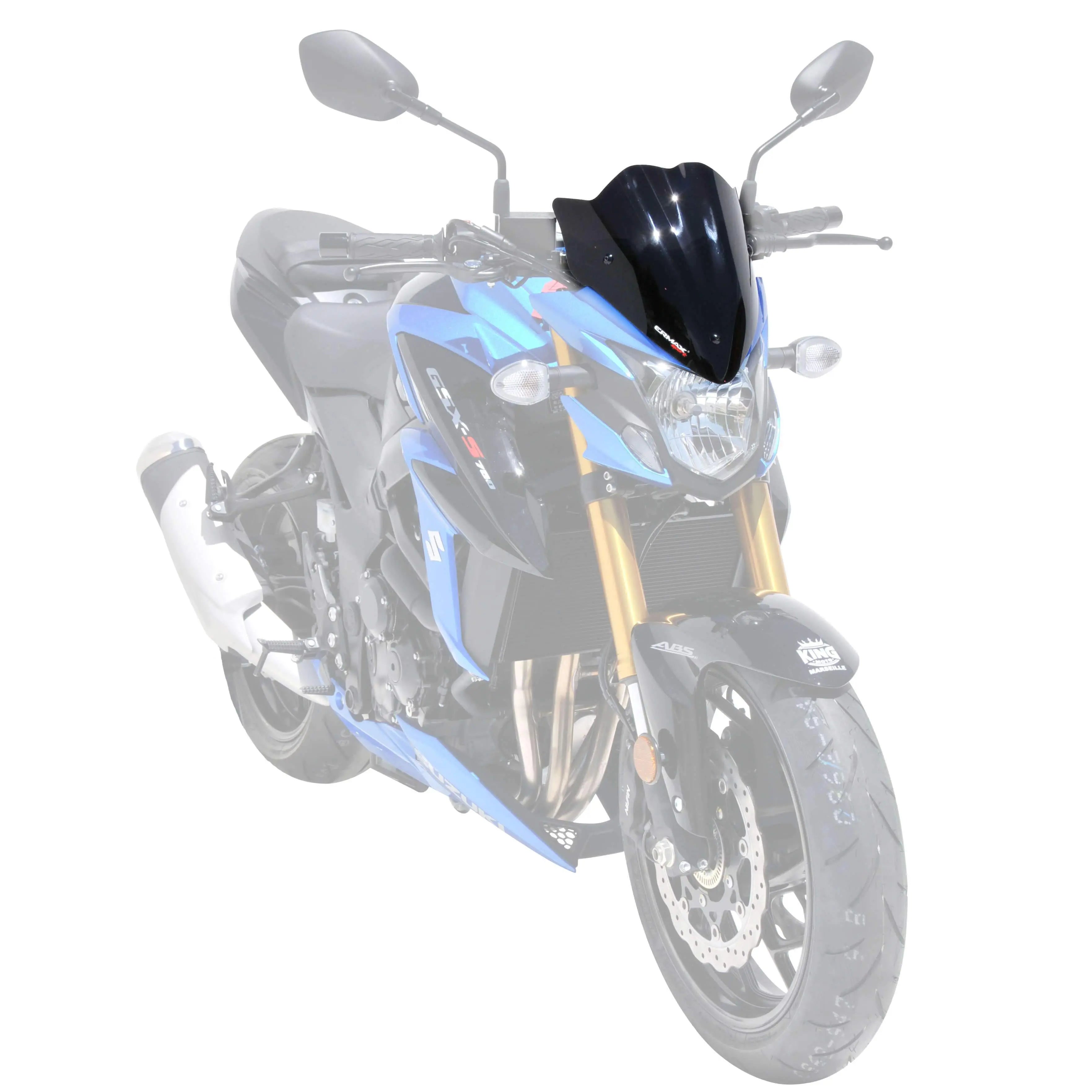 Ermax Sport Screen | Black (Opaque) | Suzuki GSX-S 750 2017>2021 - Shop name