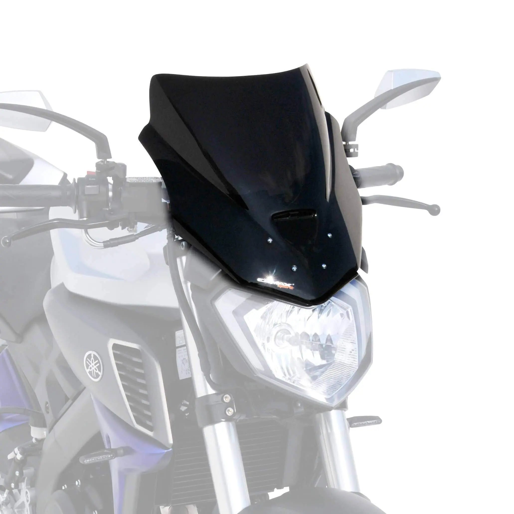 Ermax Sport Screen | Black (Opaque) | Yamaha MT-125 2014>2019 - Shop name