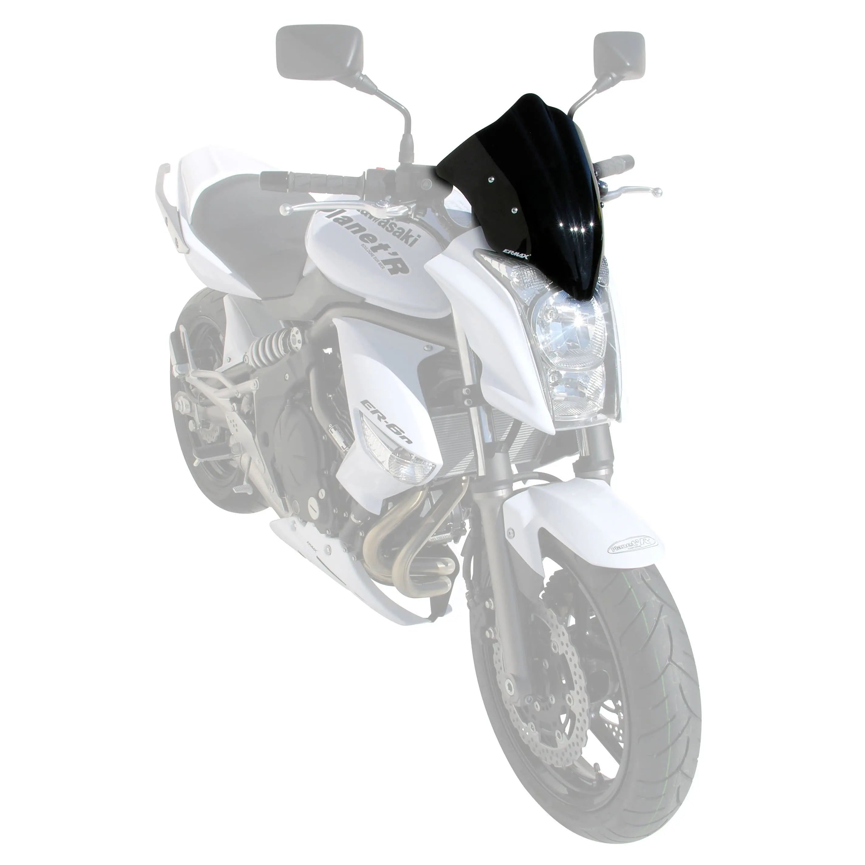 Ermax Sport Screen | Dark Smoke | Kawasaki ER-6N 2009>2011 - Shop name