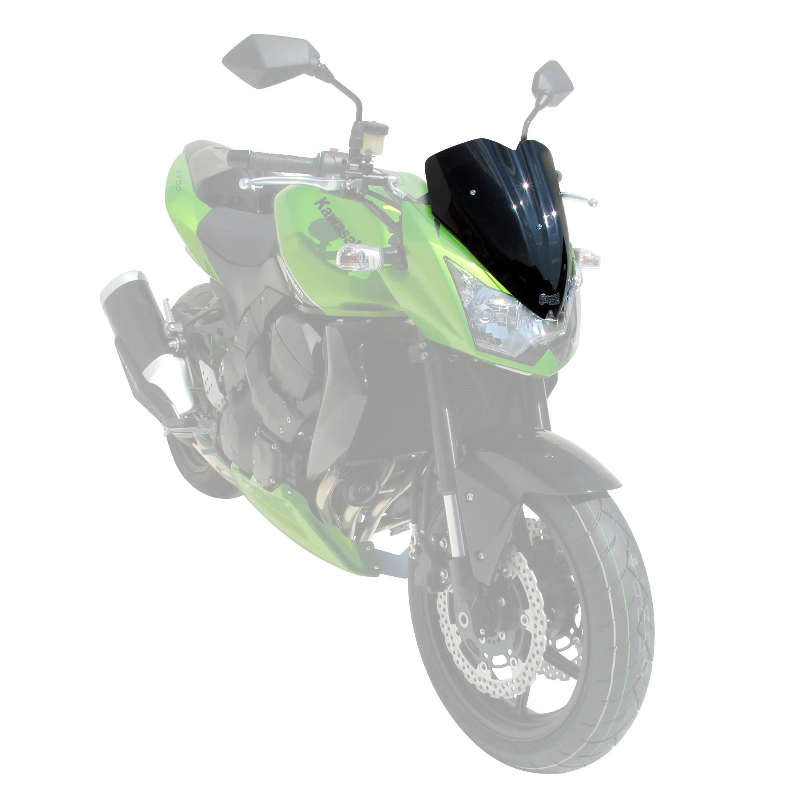 Ermax Sport Screen | Dark Smoke | Kawasaki Z 750 2007>2012 - Shop name