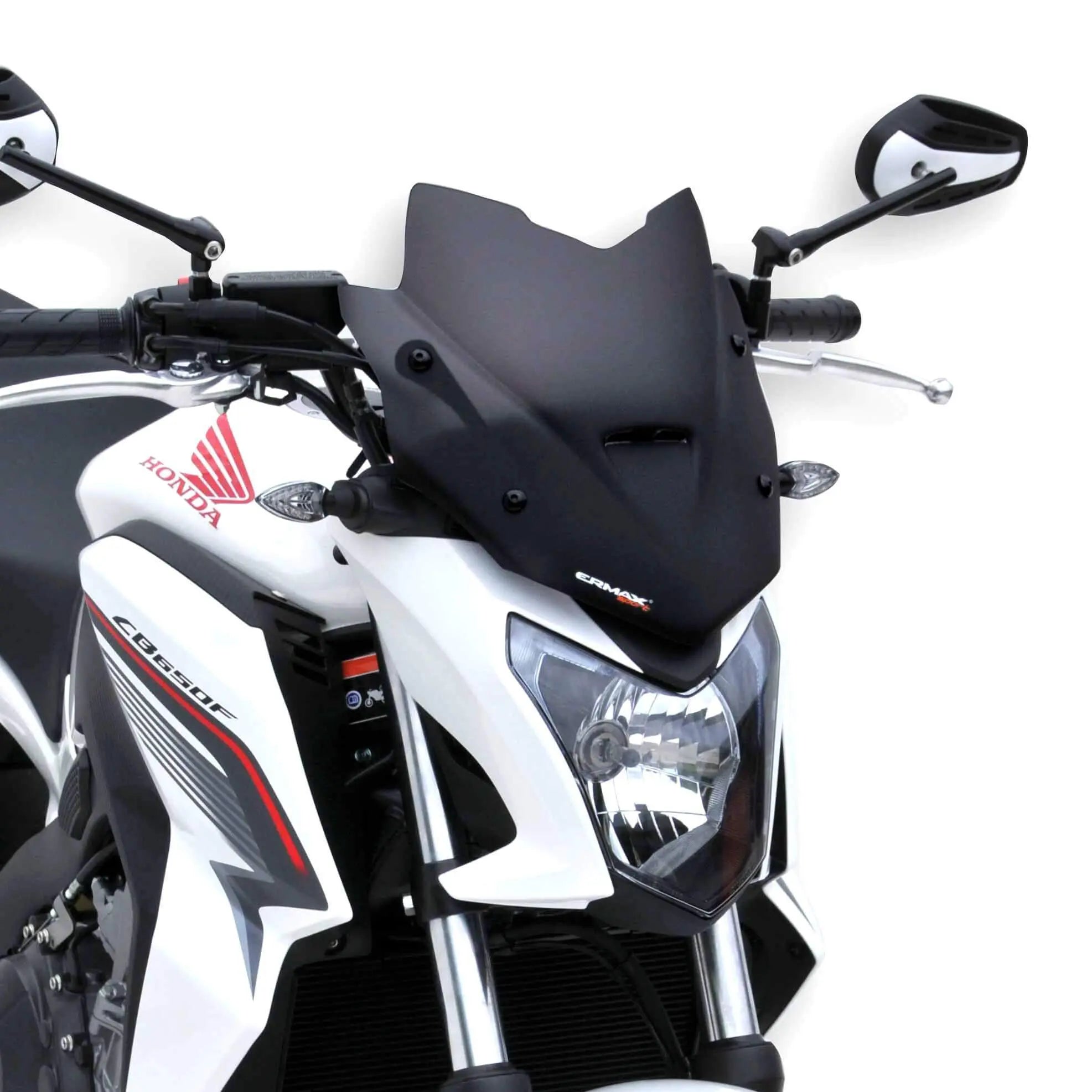 Ermax Sport Screen | Satin Black (Opaque) | Honda CB 650 F 2014>2016 - Shop name
