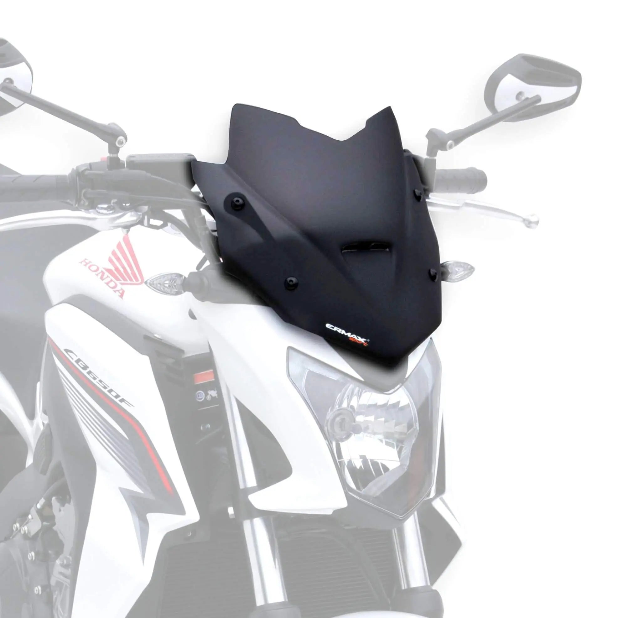 Ermax Sport Screen | Satin Black (Opaque) | Honda CB 650 F 2014>2016 - Shop name