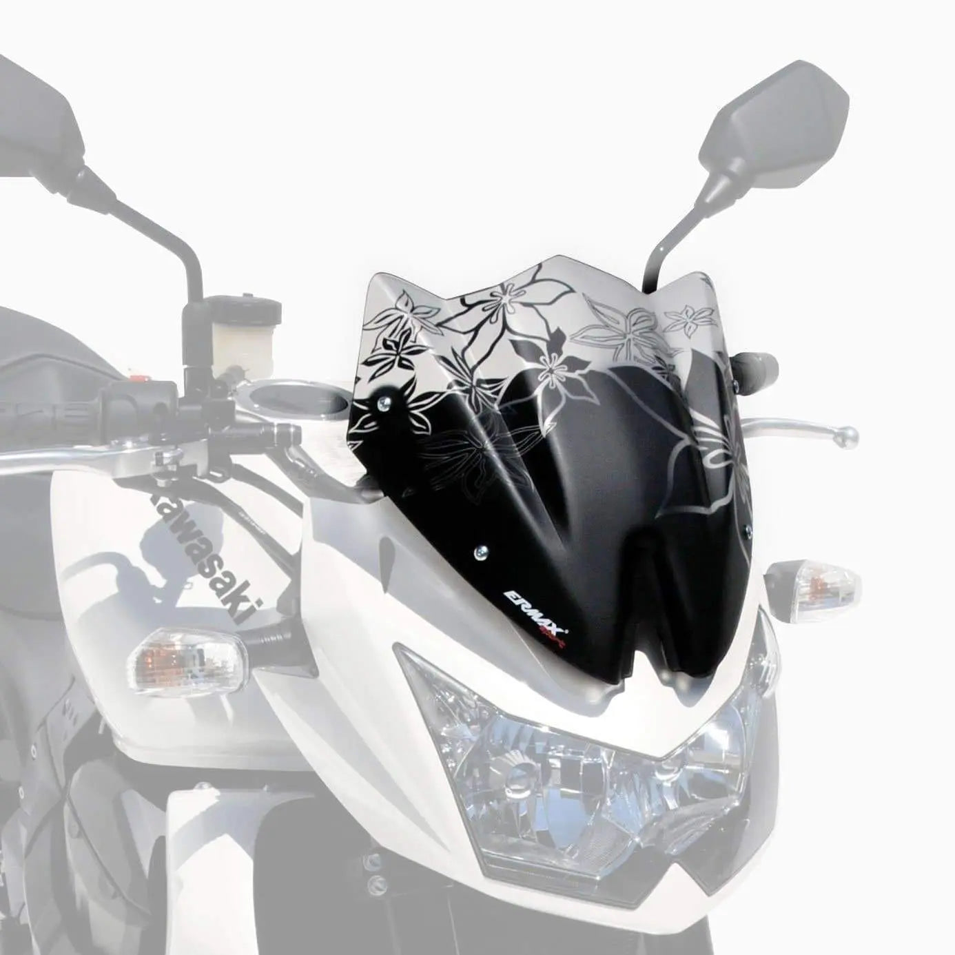 Ermax Sport Screen | Satin Black (Opaque) | Kawasaki Z 750 2007>2012 - Shop name