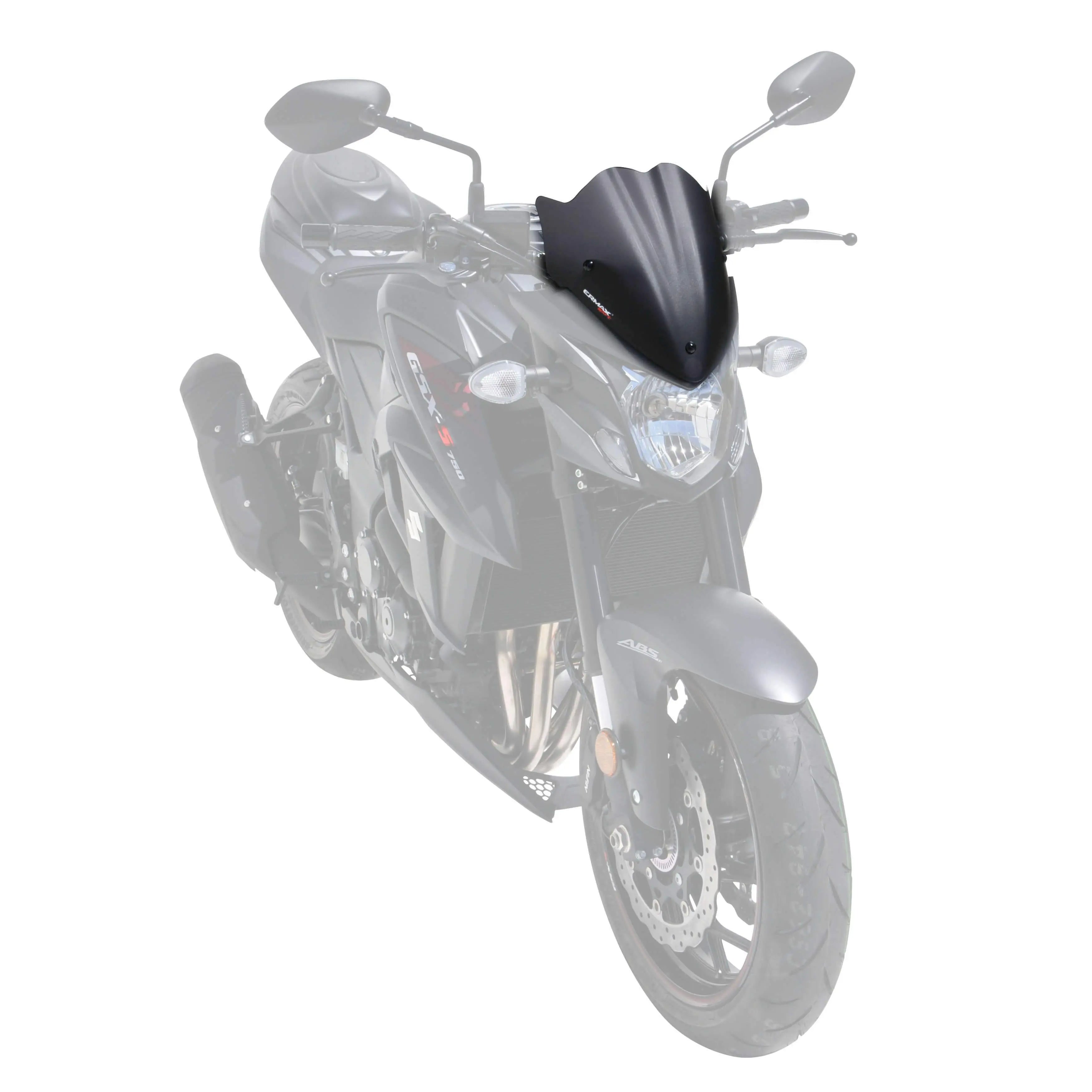 Ermax Sport Screen | Satin Black (Opaque) | Suzuki GSX-S 750 2017>2021 - Shop name