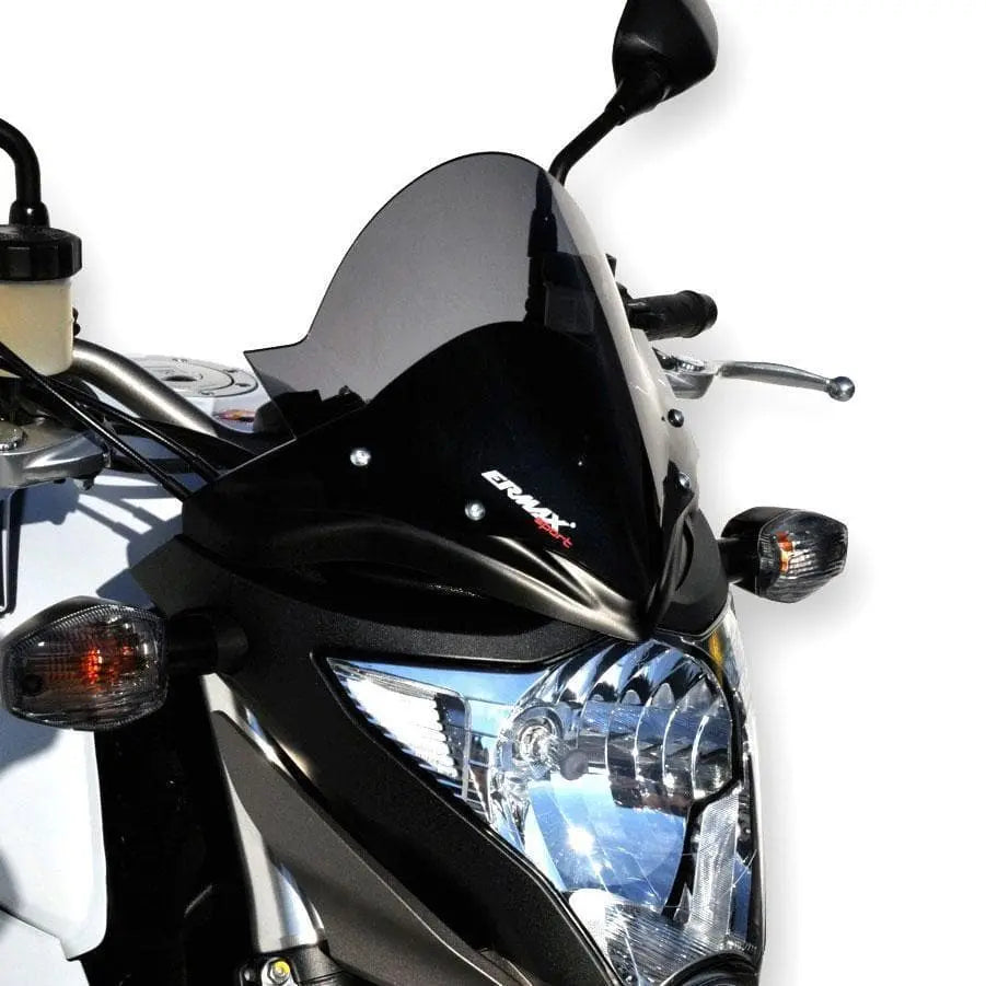 Ermax Sports Nose Fairing | Black with Clear Screen | Honda CB 1000 R 2008>2017 - Shop name