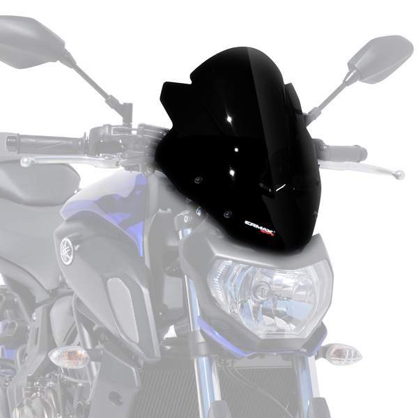 Ermax Touring Screen | Black (Opaque) | Yamaha MT-07 2018>2020 - Shop name