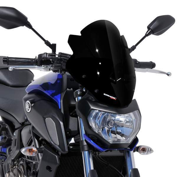 Ermax Touring Screen | Black (Opaque) | Yamaha MT-07 2018>2020 - Shop name