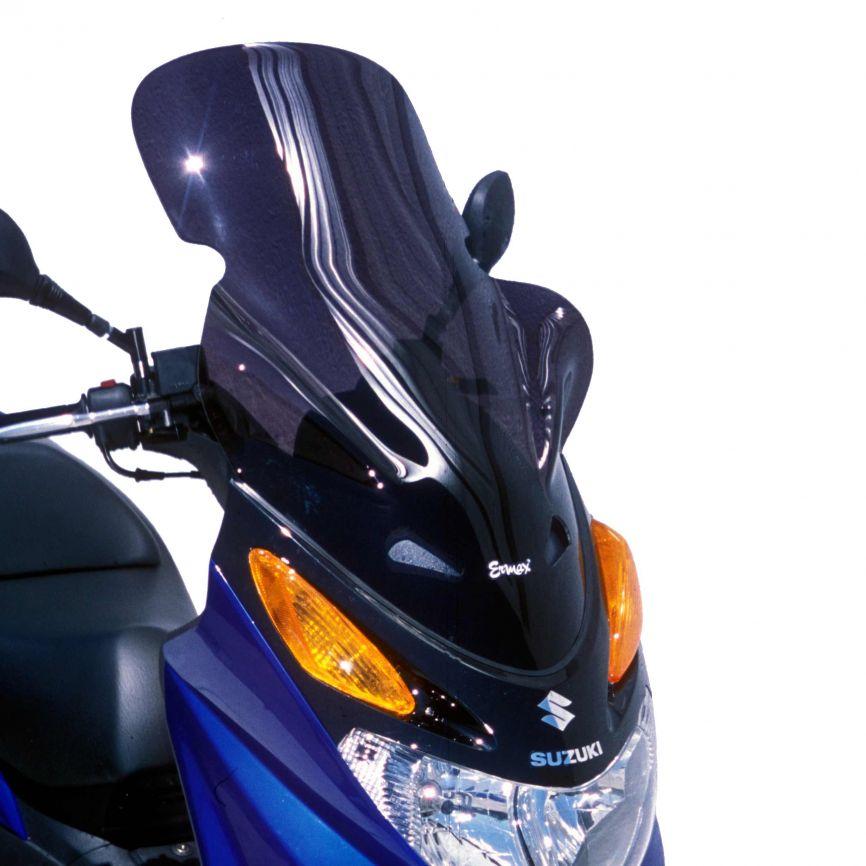 Ermax Touring Screen | Dark Smoke | Suzuki Burgman 200 2002>2006 - Pyramid Motorcycle Accessories