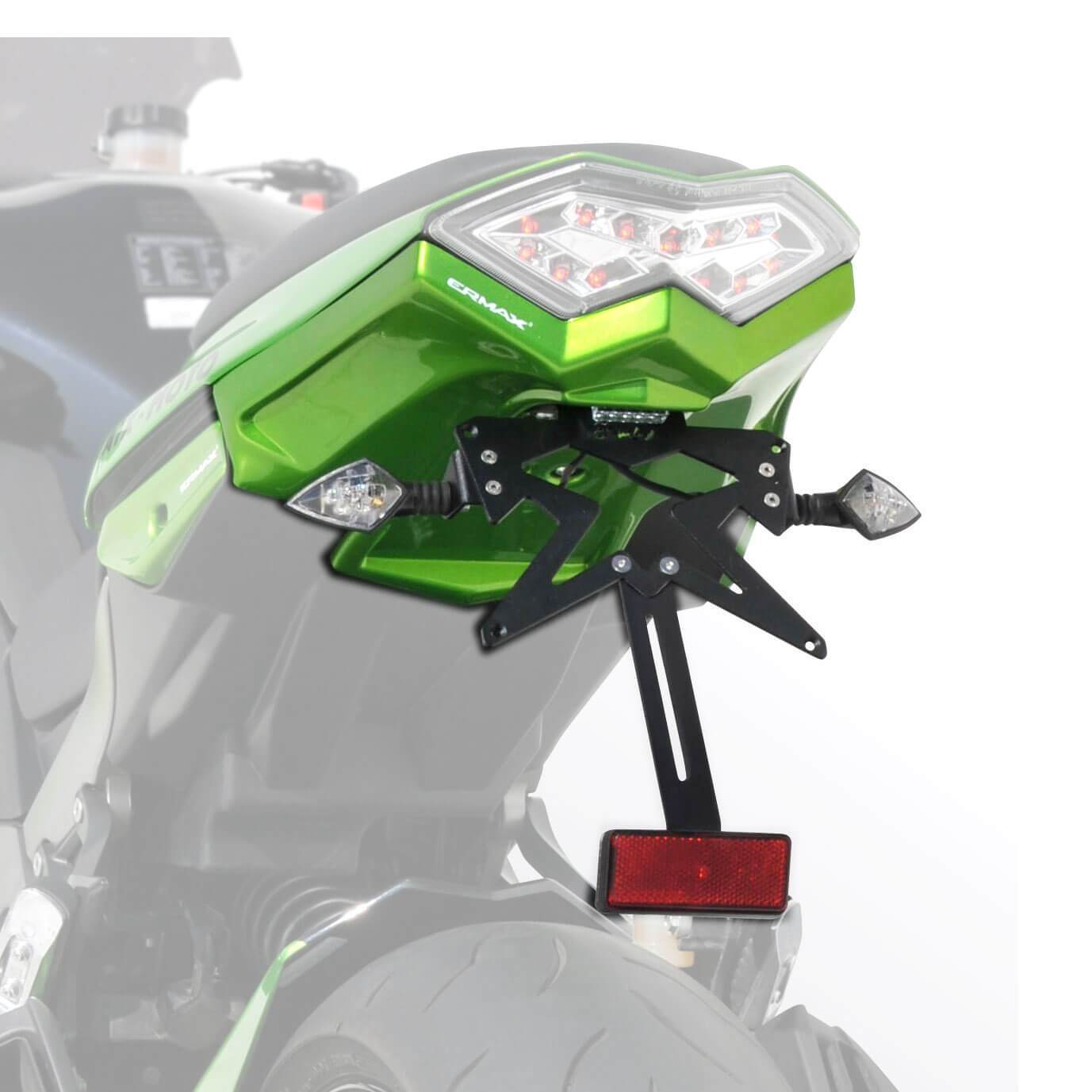 Ermax Undertray | Metallic Green (Candy Lime Green) | Kawasaki Z 1000 SX 2011>2014 - Shop name