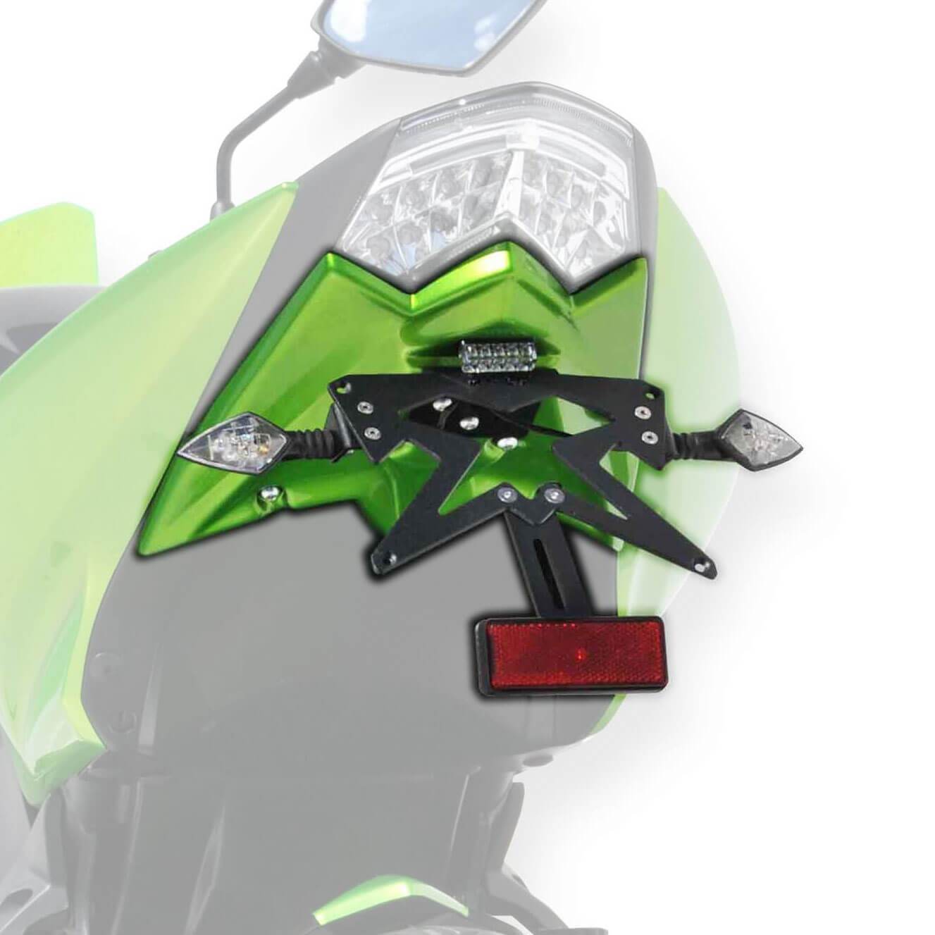 Ermax Undertray | Metallic Green (Candy Lime Green) | Kawasaki Z 750 R 2011>2012 - Shop name