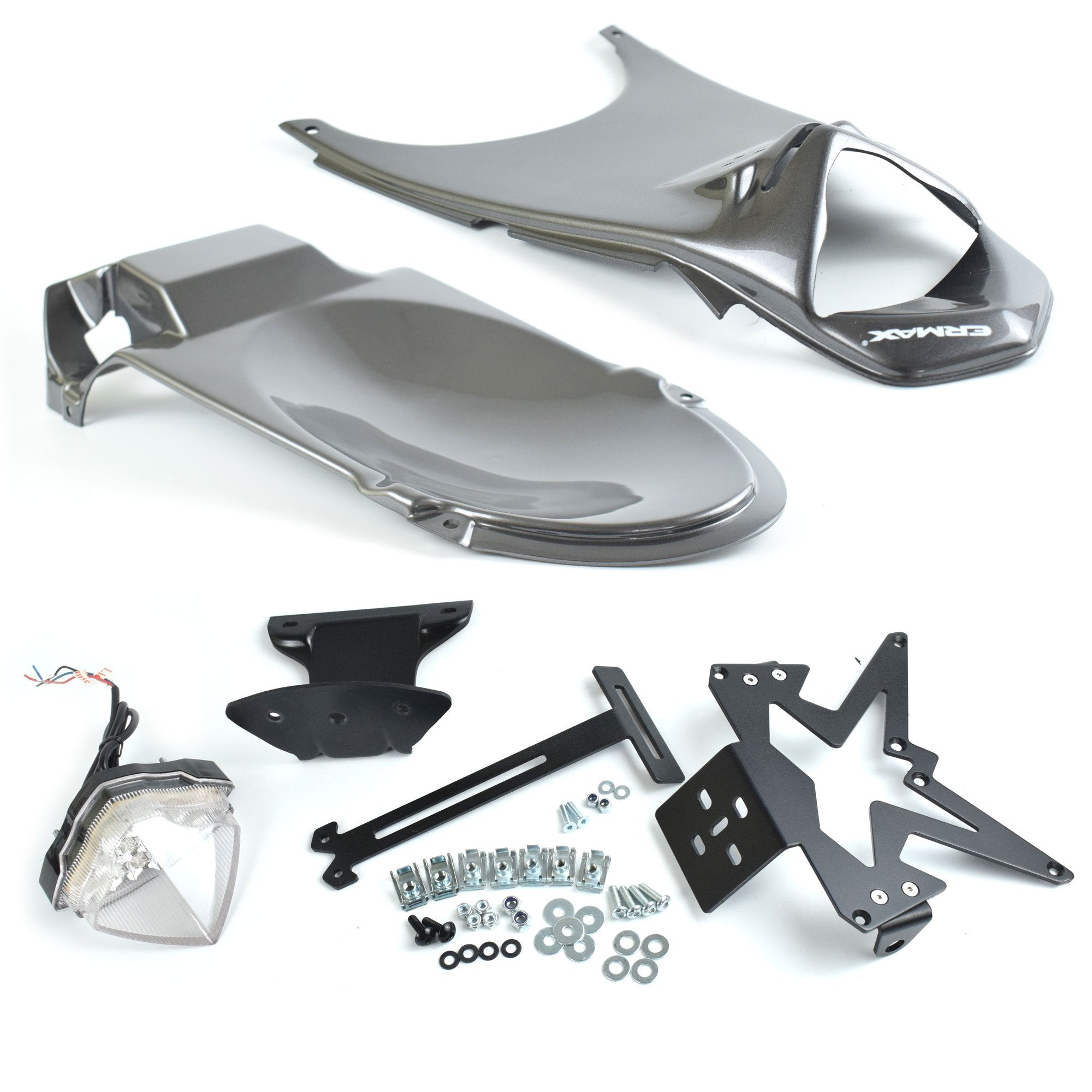 Ermax Undertray | Metallic Green (Seal Silver Metallic) | Honda NC 700 S 2012>2013 - Shop name