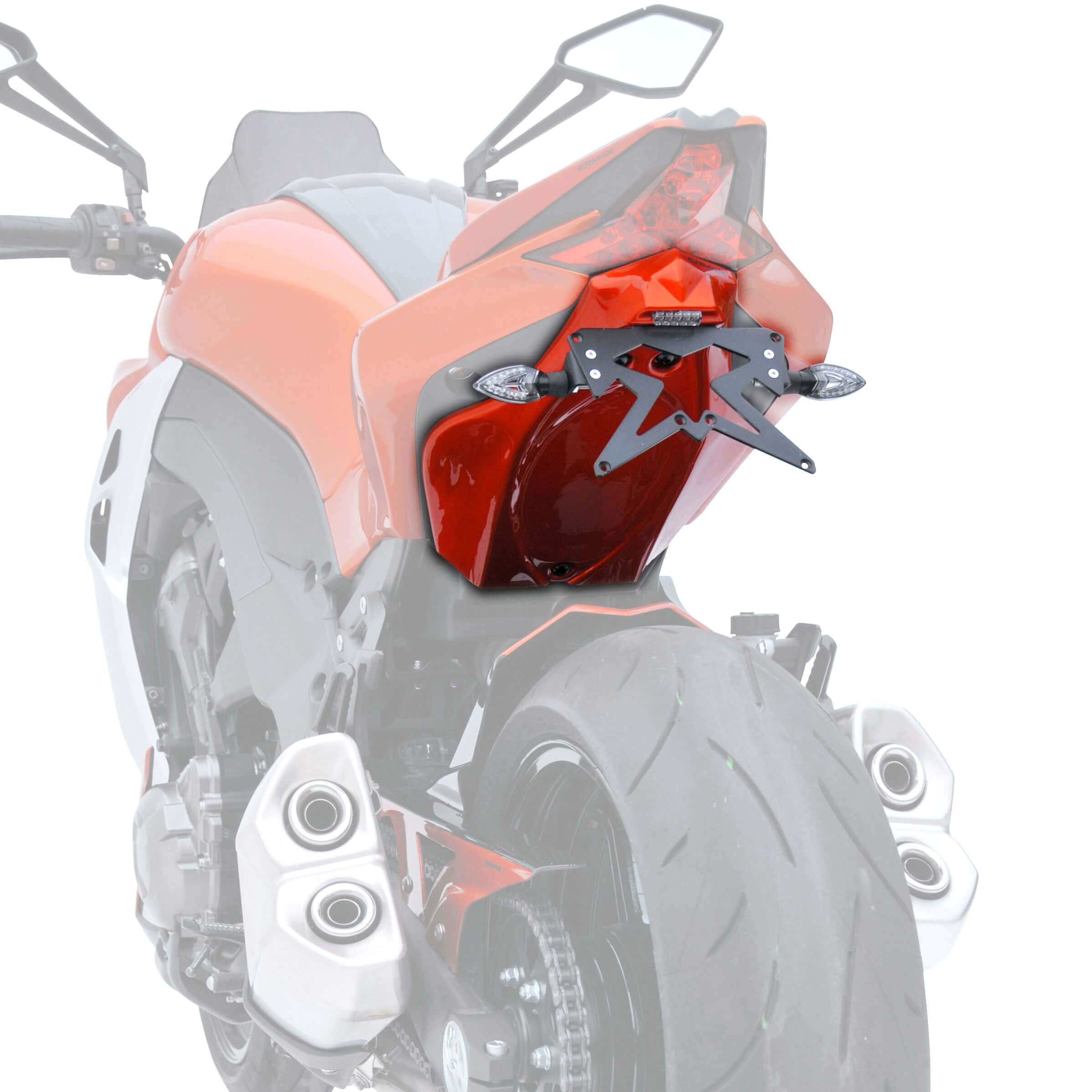 Ermax Undertray | Metallic Orange (Candy Burnt Orange) | Kawasaki Z 1000 2014>2017 - Shop name