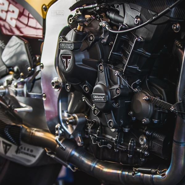 GBRacing Engine Cover - Clutch Cover | Triumph Street Triple 765 2022>Current - Pyramid Motorcycle Accessories