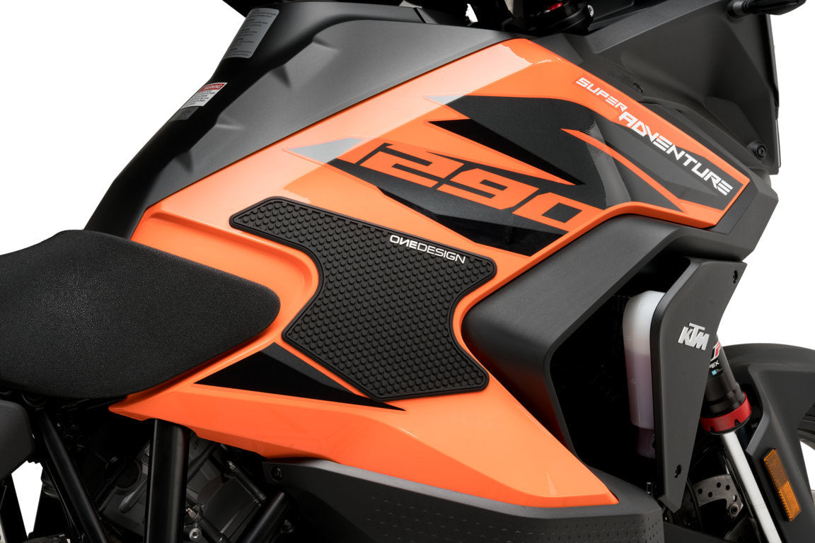 Onedesign Tank Grips | Black | KTM 1290 Super Adventure S 2021>Current - Pyramid Motorcycle Accessories