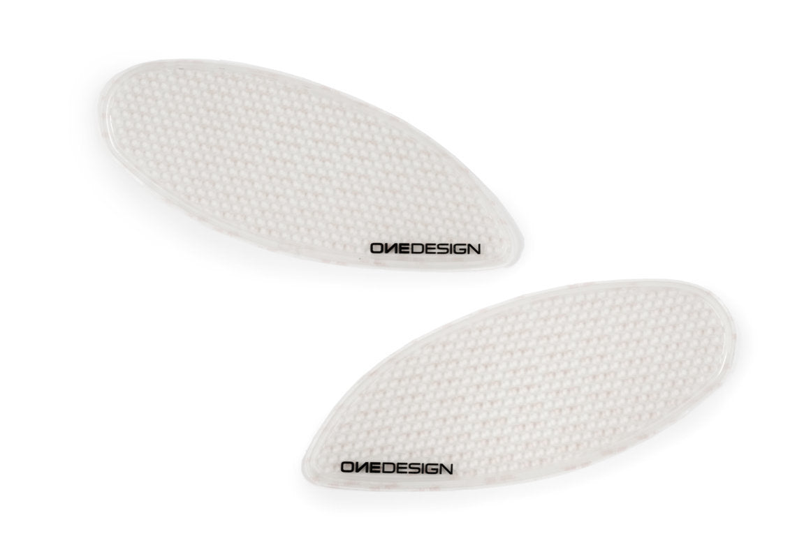 Onedesign Tank Grips | Clear | Aprilia Tuono 660 2021>Current - Pyramid Motorcycle Accessories