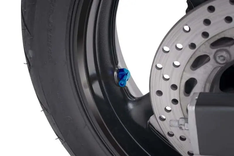 Puig 8.3mm Race Valve Caps | Blue - Shop name