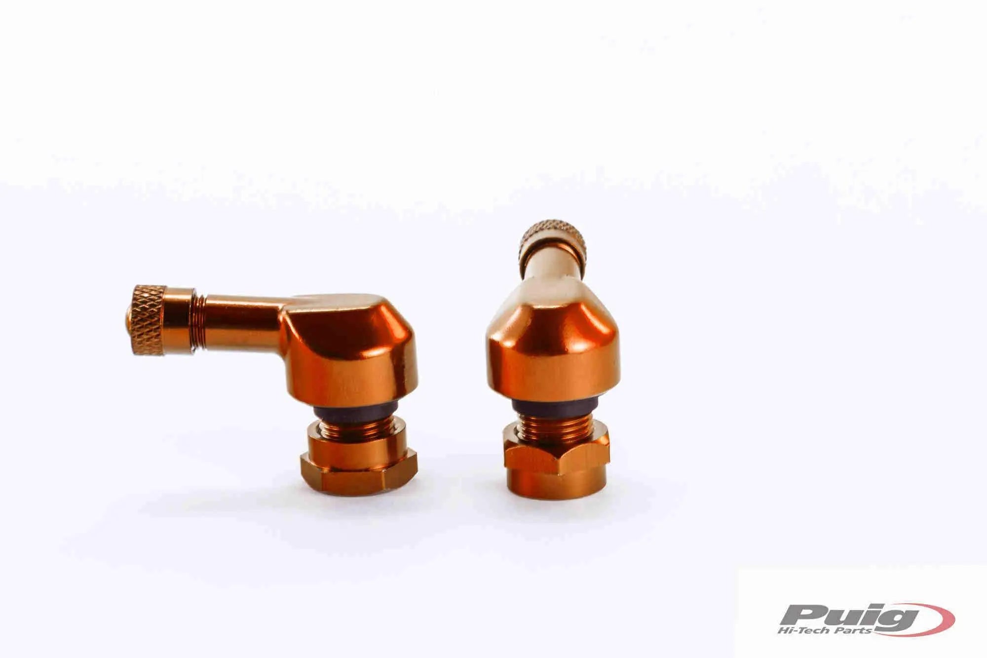 Puig 8.3mm Race Valve Caps | Orange - Shop name