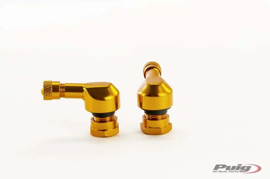 Puig 8.3mm Race Valve Caps | Yellow - Shop name
