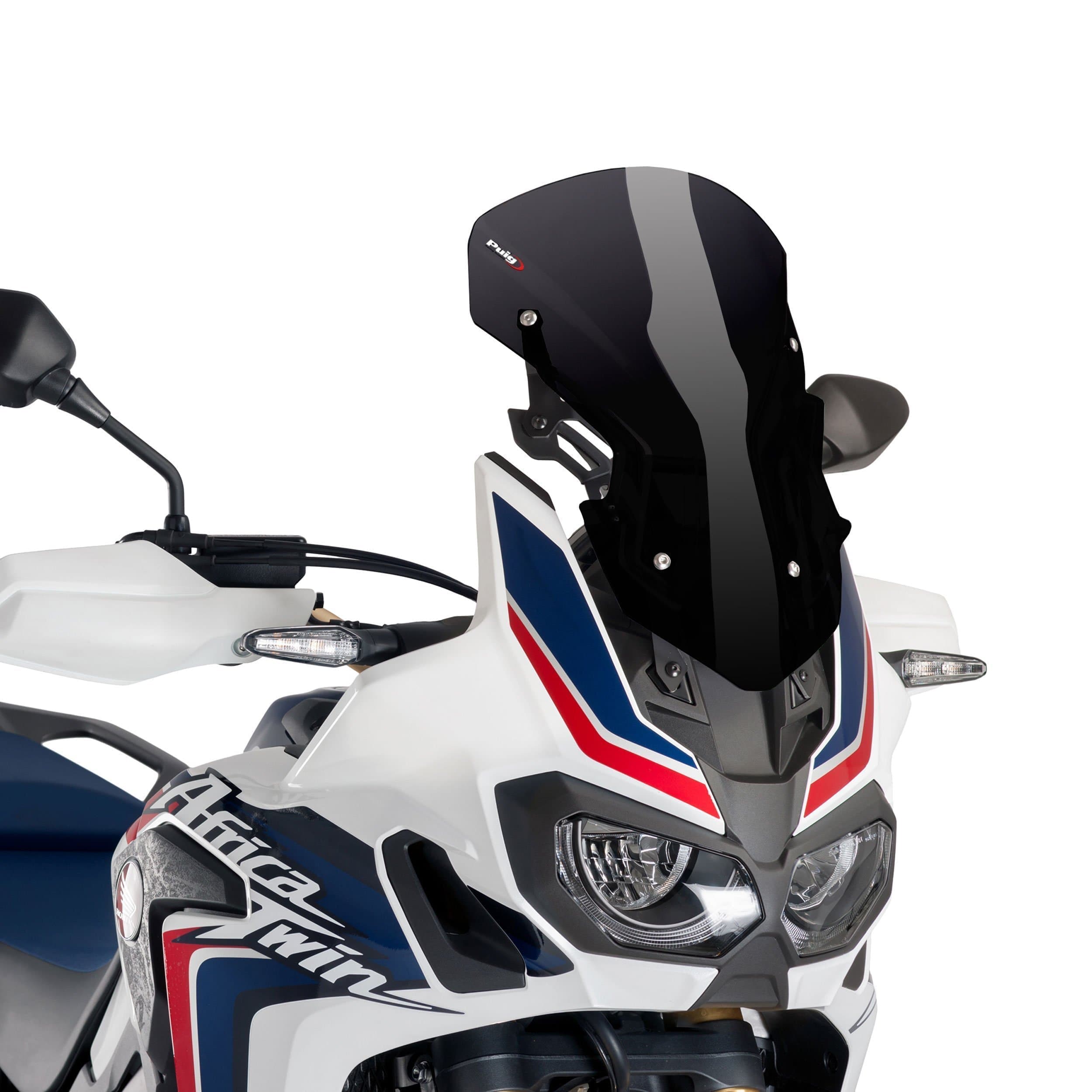 Puig Adjustable Racing Screen | Black (Opaque) | Honda CRF 1000 L Africa Twin Adventure Sports 2018>2019 - Shop name