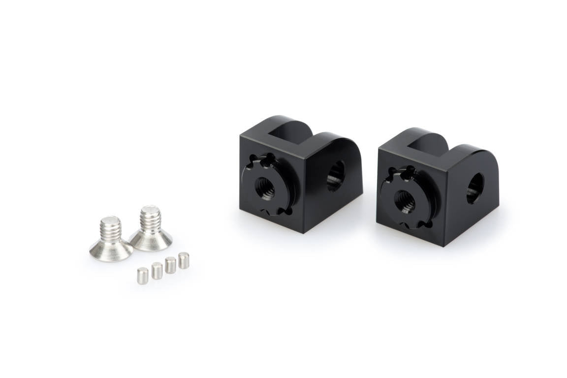 Puig Adjustable Rider Footpeg Adaptor | Black | Honda CB 1100 EX 2017>Current - Shop name