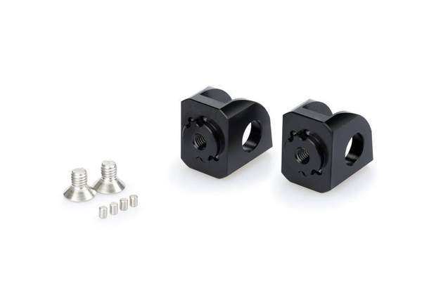 Puig Adjustable Rider Footpeg Adaptor | Black | KTM 1290 Super Duke R 2020>Current - Shop name
