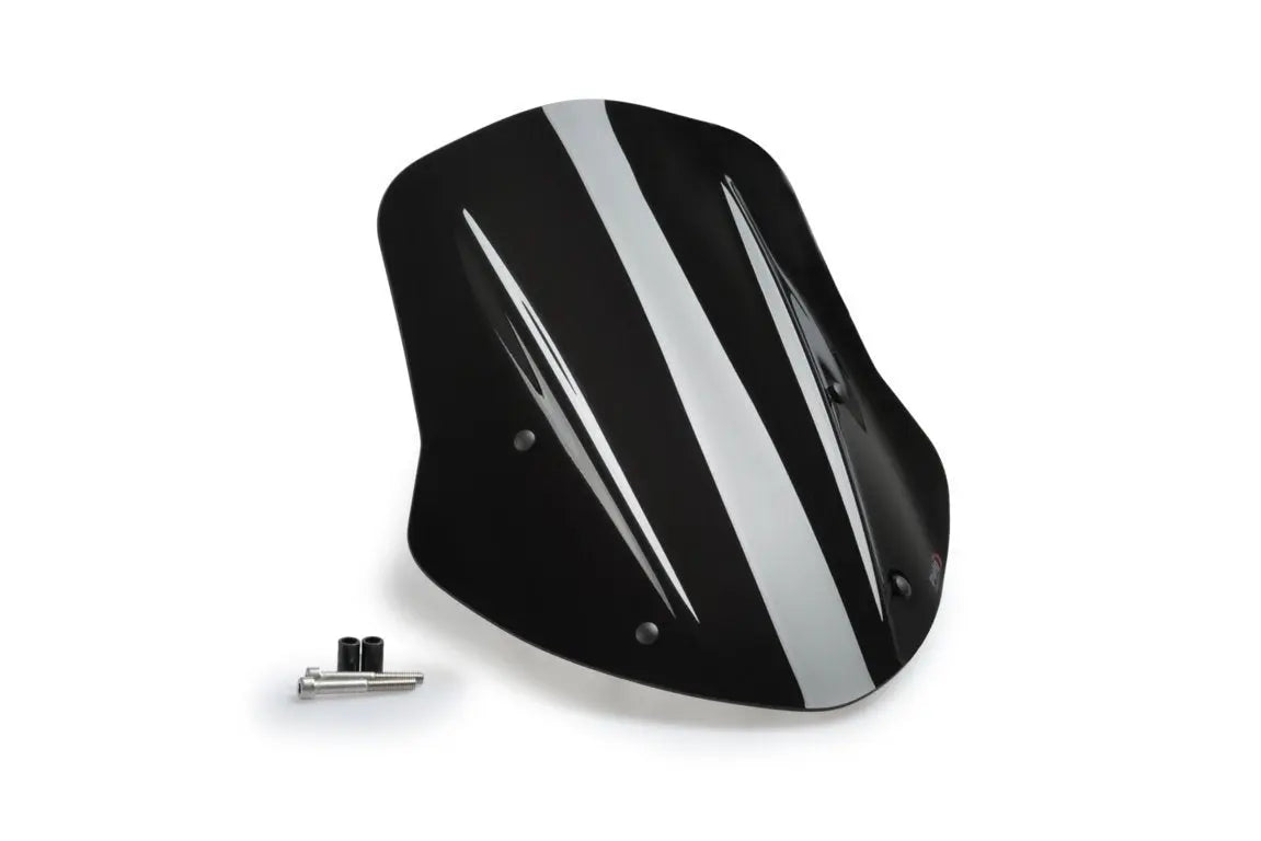 Puig Adjustable Touring Screen | Black (Opaque) | Ducati Diavel 1260 2019>Current - Shop name