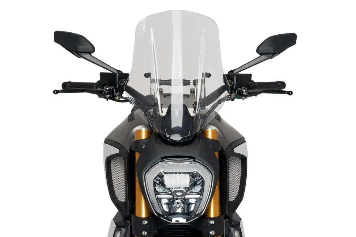 Puig Adjustable Touring Screen | Light Smoke | Ducati Diavel 1260 S 2019>Current - Shop name