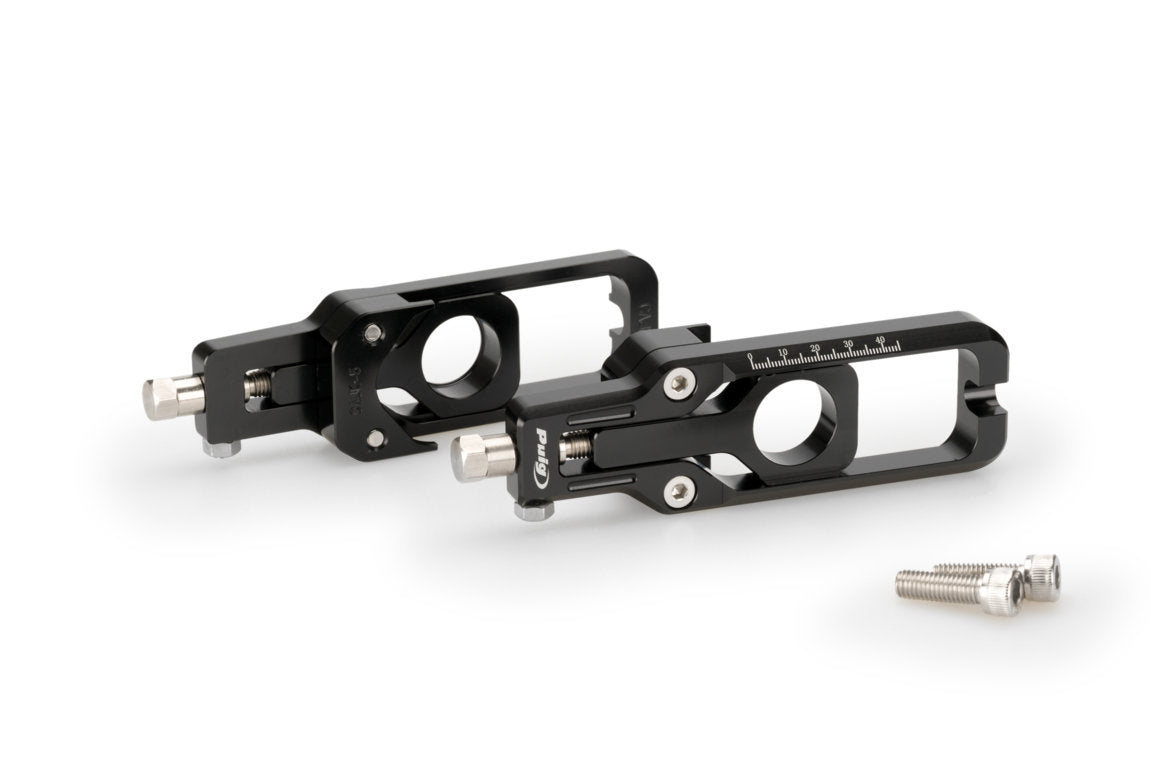 Puig Aluminium Chain Tensioner | Black | Kawasaki ZX10-R 2011>2015 - Shop name