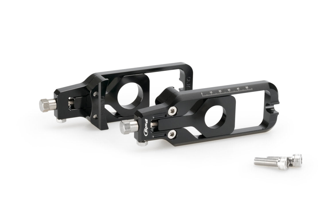 Puig Aluminium Chain Tensioner | Black | Yamaha YZF-R1 2015>2019 - Shop name