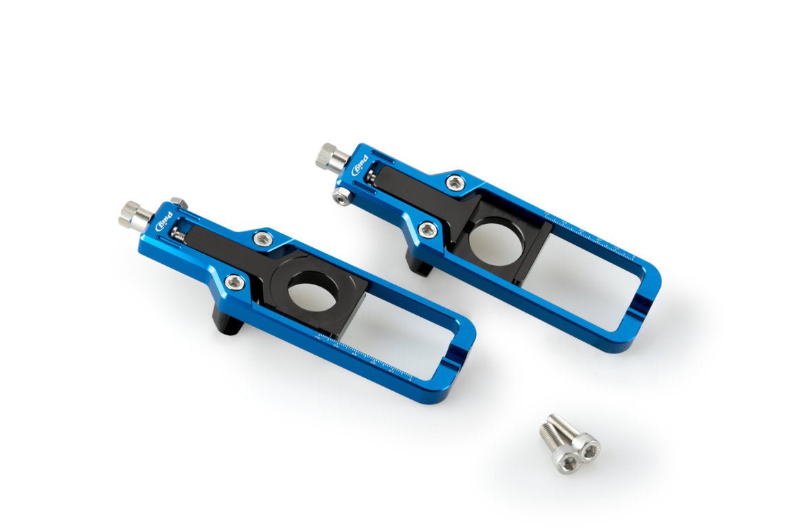 Puig Aluminium Chain Tensioner | Blue | Suzuki GSX-S 1000 2021>Current - Shop name