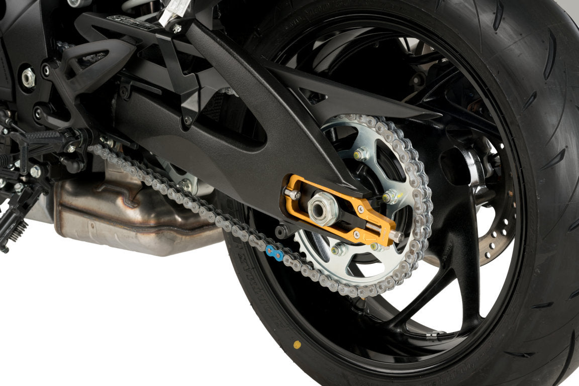 Puig Aluminium Chain Tensioner | Gold | Suzuki GSX-S 1000 2021>Current - Shop name