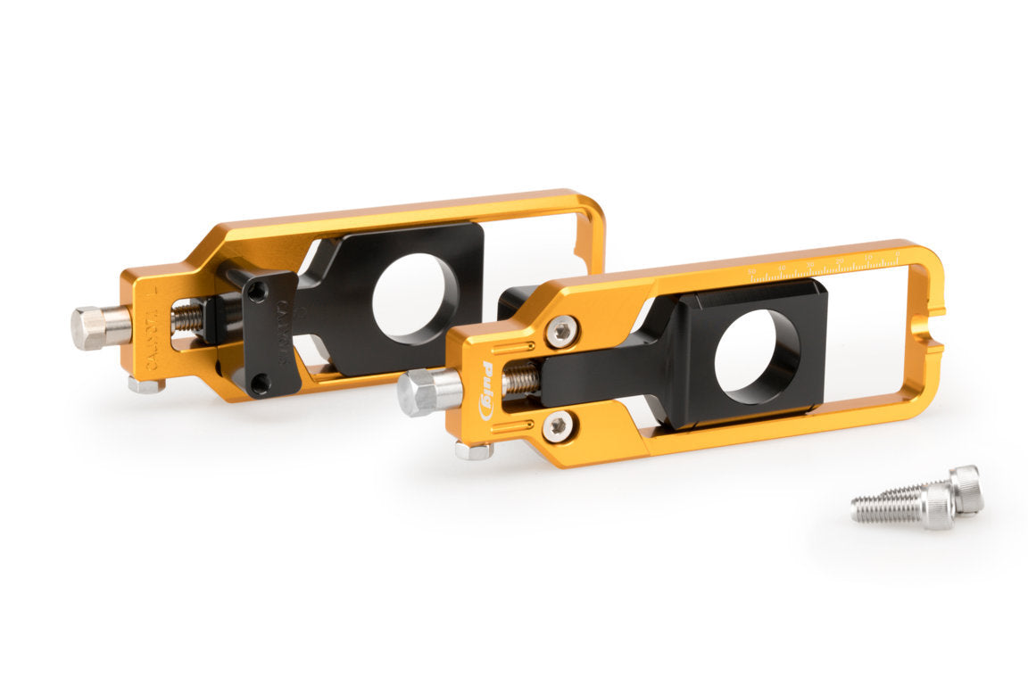 Puig Aluminium Chain Tensioner | Gold | Yamaha YZF-R1 2020>2020 - Shop name