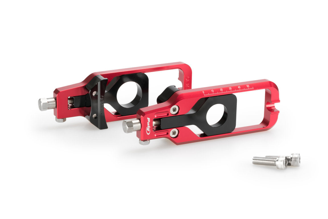 Puig Aluminium Chain Tensioner | Red | Yamaha YZF-R1 2015>2019 - Shop name