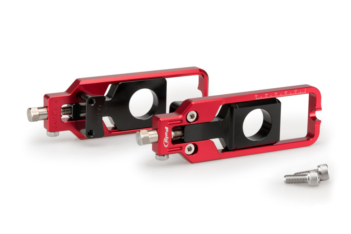 Puig Aluminium Chain Tensioner | Red | Yamaha YZF-R1 2020>2020 - Shop name