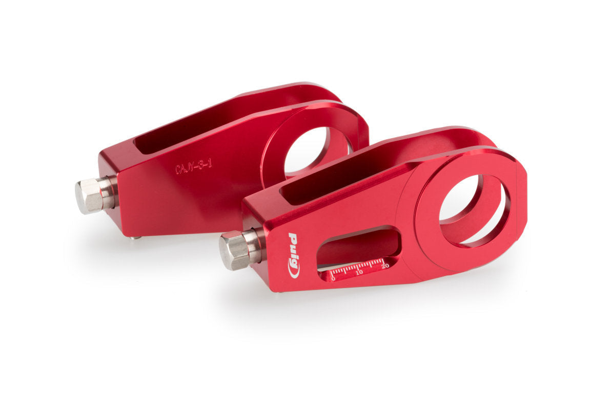 Puig Aluminium Chain Tensioner | Red | Yamaha YZF-R6 2006>2016 - Shop name