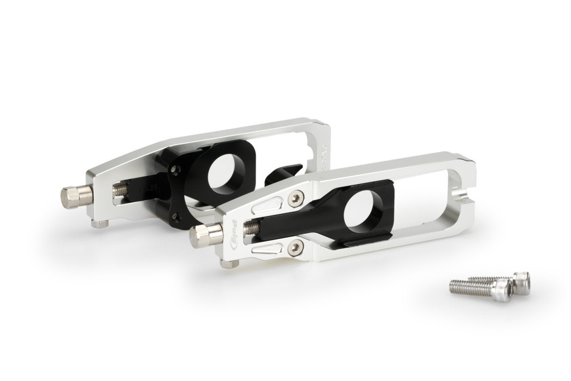 Puig Aluminium Chain Tensioner | Silver | Aprilia Tuono V4R 2011>2014 - Shop name
