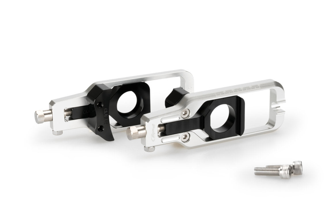 Puig Aluminium Chain Tensioner | Silver | Yamaha YZF-R1 2009>2014 - Shop name