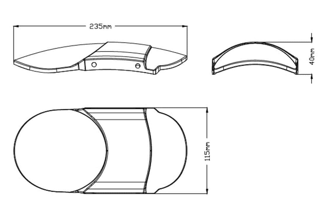 Puig Aluminium Front Guard | Black | Honda CMX 500 Rebel 2017>Current - Shop name
